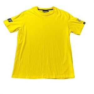 VR46 Valentino Rossi Official Racing Apparel Yellow T-Shirt Mens‎ XL 46 Sun Moon